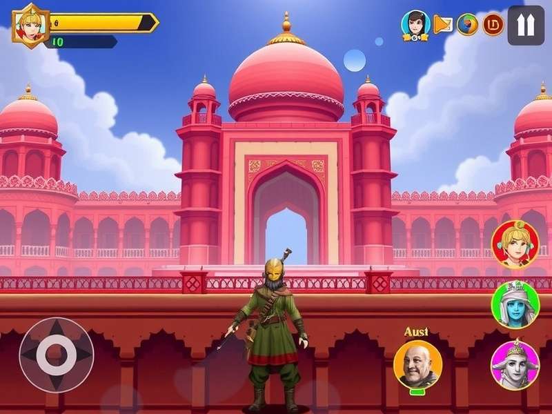 Hawa Mahal Battlers Gameplay Screenshot